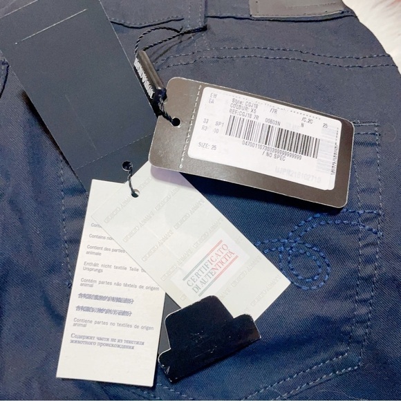 EMPORIO ARMANI Navy Blue Jean Pants Size 25 - Picture 7 of 8